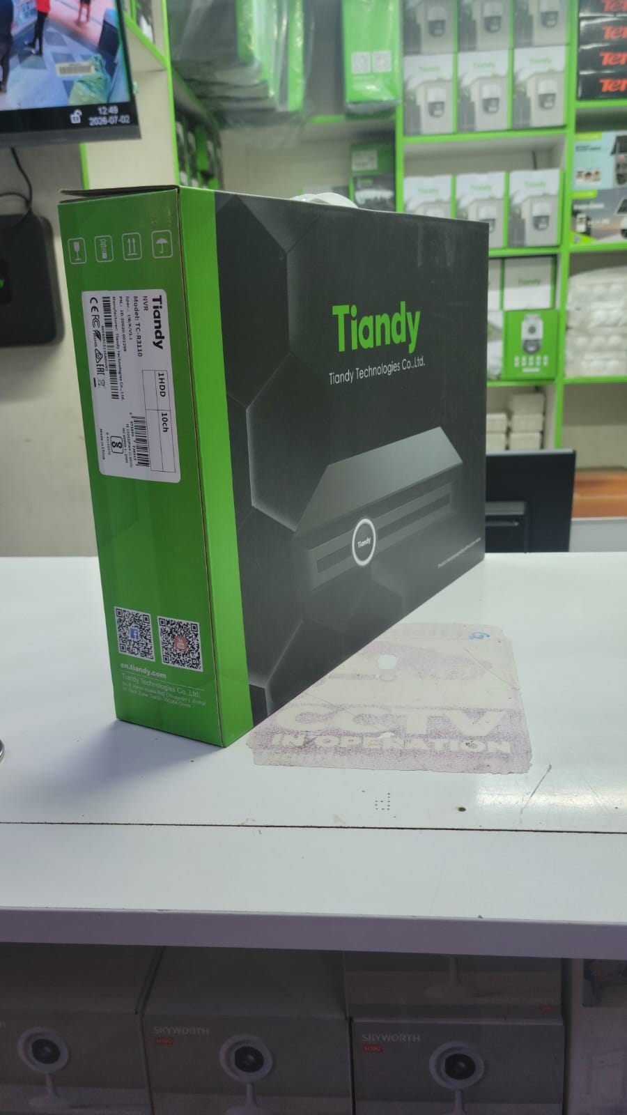 Tiandy 10 Channel non-POE NVR