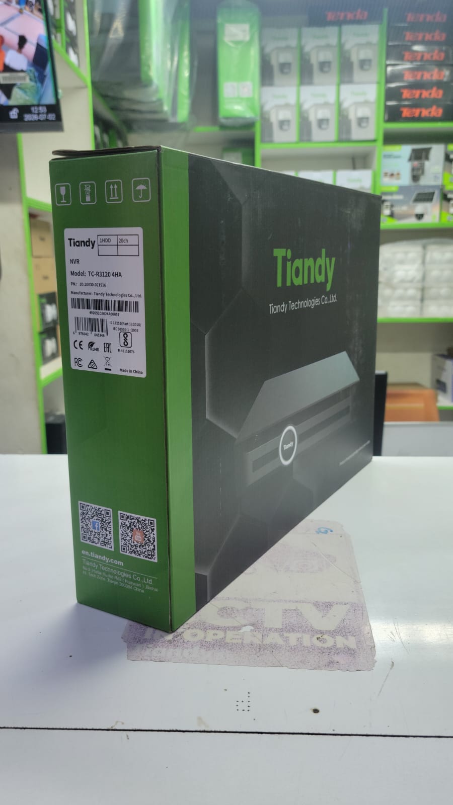 Tiandy 20 Channel non-POE NVR